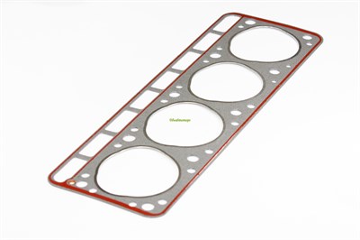 Прокладка ГБЦ ЗМЗ-402 а/м ГАЗ круглые отверстия (d=92) с герм. 710 (ФРИТЕКС) 4021-1003020 (714-83-04)