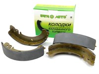 Колодка барабанного тормоза а/м ВАЗ 2101-2107, Нива (к-т 4 шт.) задние ВАТИ-АВТО 2101-3502090-03