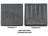 Брызговик 400*400 ТЭП-термоэластопласт (универсальный) ПолиуретанДеталь 400*400 (TPE; PTP034183)