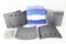 Рем. комплект тормозных накладок на ось: BPW, SAF, ТОНАР (Сверл./расточен./с заклёпками (пустотелые)/ к-т 8 шт./ повышенный ресурс при высокой нагрузке и перегрузке, конвейерное качество ОЕМ/ WVA 19032/ 420*180 мм/ номинал STD)  ALLIED NIPPON ABL 0001 HD-01